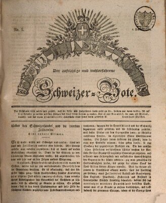 Der aufrichtige und wohlerfahrene Schweizer-Bote (Der Schweizer-Bote) Donnerstag 4. Februar 1830