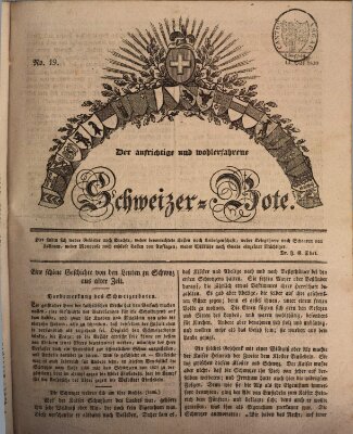 Der aufrichtige und wohlerfahrene Schweizer-Bote (Der Schweizer-Bote) Donnerstag 13. Mai 1830