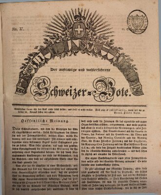 Der aufrichtige und wohlerfahrene Schweizer-Bote (Der Schweizer-Bote) Donnerstag 16. September 1830