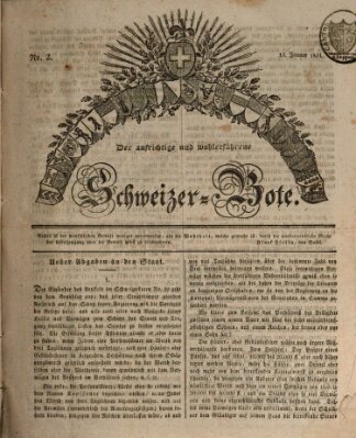 Der aufrichtige und wohlerfahrene Schweizer-Bote (Der Schweizer-Bote) Donnerstag 13. Januar 1831