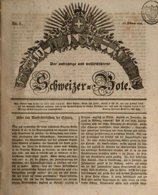 Der aufrichtige und wohlerfahrene Schweizer-Bote (Der Schweizer-Bote) Donnerstag 10. Februar 1831