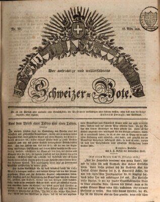 Der aufrichtige und wohlerfahrene Schweizer-Bote (Der Schweizer-Bote) Donnerstag 10. März 1831