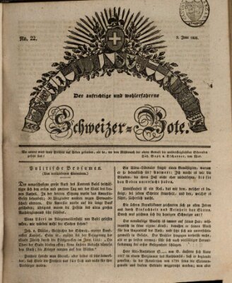 Der aufrichtige und wohlerfahrene Schweizer-Bote (Der Schweizer-Bote) Donnerstag 2. Juni 1831