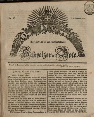 Der aufrichtige und wohlerfahrene Schweizer-Bote (Der Schweizer-Bote) Donnerstag 24. November 1831