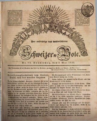 Der aufrichtige und wohlerfahrene Schweizer-Bote (Der Schweizer-Bote) Donnerstag 3. Mai 1832