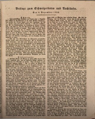 Der aufrichtige und wohlerfahrene Schweizer-Bote (Der Schweizer-Bote) Mittwoch 5. Dezember 1832