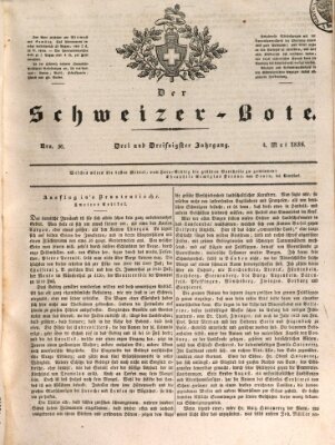 Der Schweizer-Bote Mittwoch 4. Mai 1836