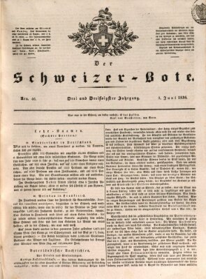 Der Schweizer-Bote Mittwoch 8. Juni 1836