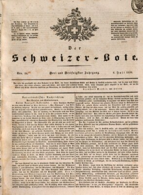 Der Schweizer-Bote Mittwoch 6. Juli 1836