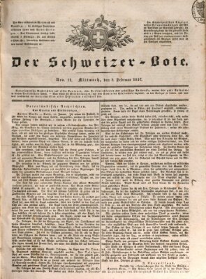 Der Schweizer-Bote Mittwoch 8. Februar 1837