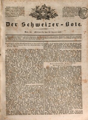 Der Schweizer-Bote Mittwoch 12. April 1837