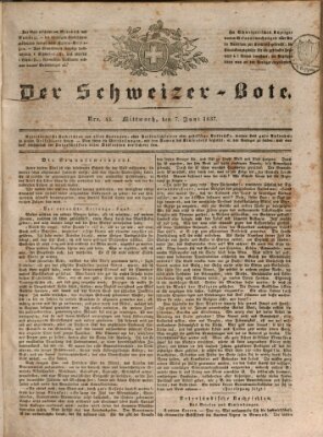 Der Schweizer-Bote Mittwoch 7. Juni 1837