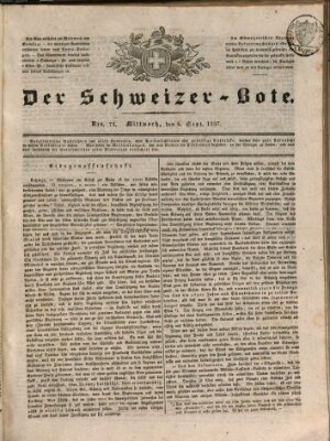 Der Schweizer-Bote Mittwoch 6. September 1837