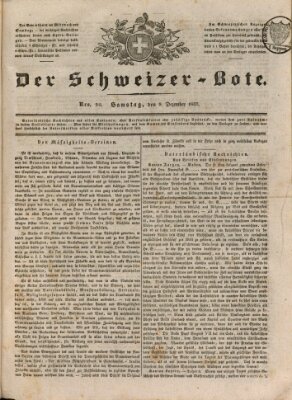 Der Schweizer-Bote Samstag 9. Dezember 1837