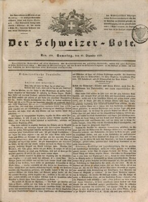 Der Schweizer-Bote Samstag 16. Dezember 1837