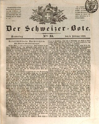 Der Schweizer-Bote Samstag 3. Februar 1838