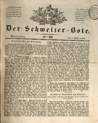 Der Schweizer-Bote Donnerstag 1. März 1838