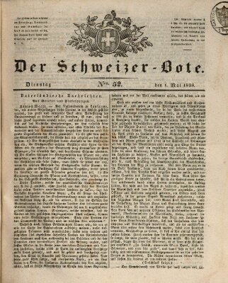 Der Schweizer-Bote Dienstag 1. Mai 1838