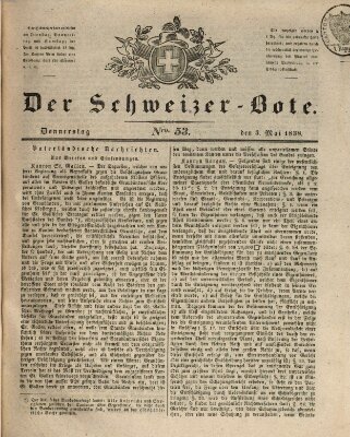 Der Schweizer-Bote Donnerstag 3. Mai 1838