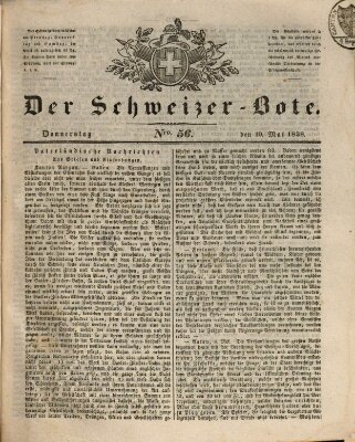 Der Schweizer-Bote Donnerstag 10. Mai 1838