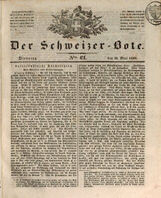 Der Schweizer-Bote Dienstag 22. Mai 1838