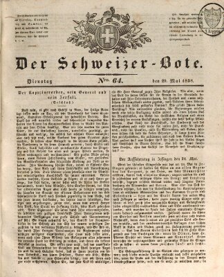 Der Schweizer-Bote Dienstag 29. Mai 1838