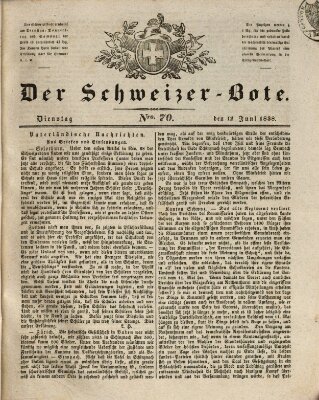 Der Schweizer-Bote Dienstag 12. Juni 1838