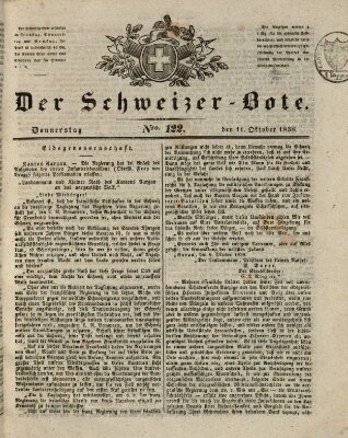 Der Schweizer-Bote Donnerstag 11. Oktober 1838