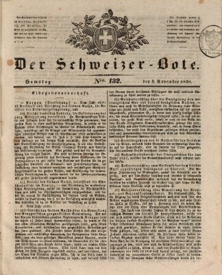 Der Schweizer-Bote Samstag 3. November 1838