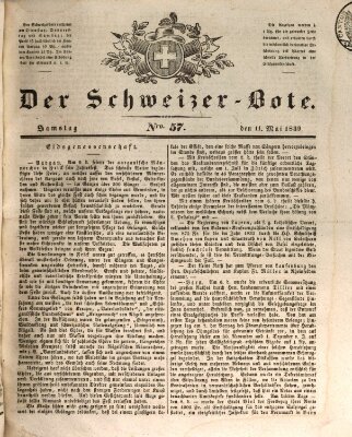 Der Schweizer-Bote Samstag 11. Mai 1839