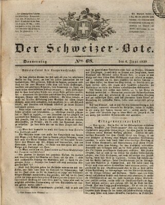 Der Schweizer-Bote Donnerstag 6. Juni 1839