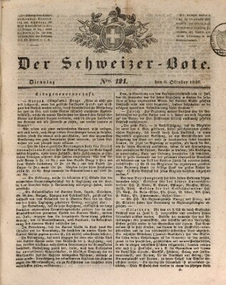 Der Schweizer-Bote Dienstag 8. Oktober 1839