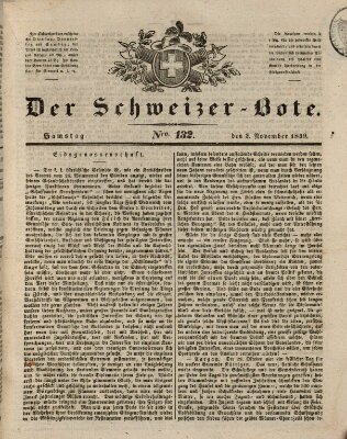 Der Schweizer-Bote Samstag 2. November 1839