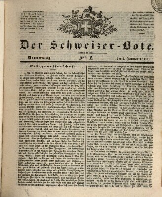 Der Schweizer-Bote Donnerstag 2. Januar 1840