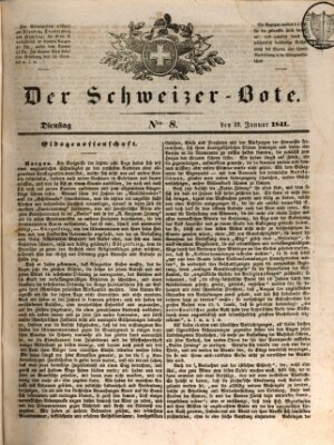 Der Schweizer-Bote Dienstag 19. Januar 1841