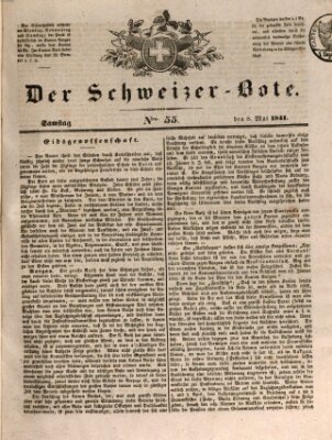 Der Schweizer-Bote Samstag 8. Mai 1841