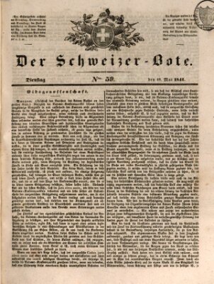 Der Schweizer-Bote Dienstag 18. Mai 1841