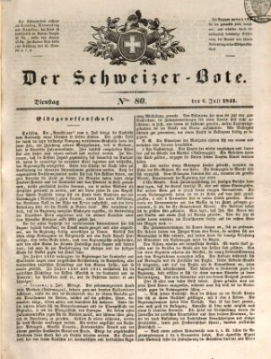 Der Schweizer-Bote Dienstag 6. Juli 1841