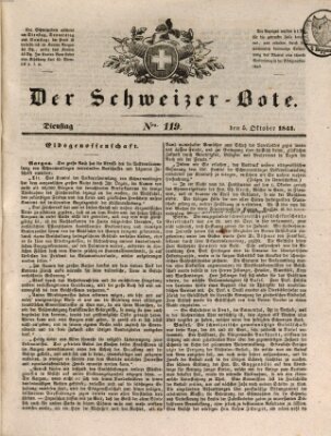 Der Schweizer-Bote Dienstag 5. Oktober 1841