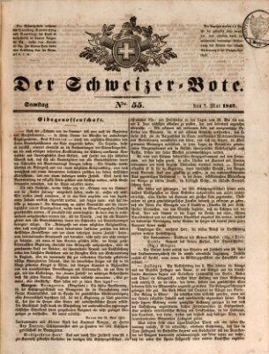 Der Schweizer-Bote Samstag 7. Mai 1842