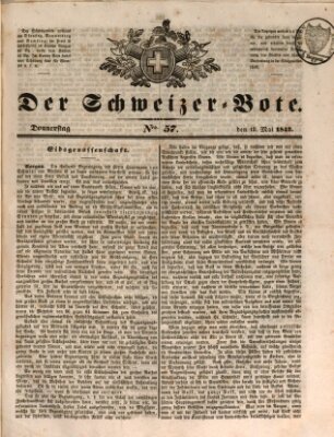 Der Schweizer-Bote Donnerstag 12. Mai 1842