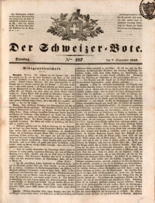 Der Schweizer-Bote Dienstag 6. September 1842