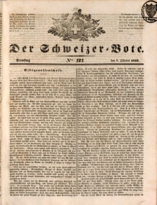 Der Schweizer-Bote Samstag 8. Oktober 1842