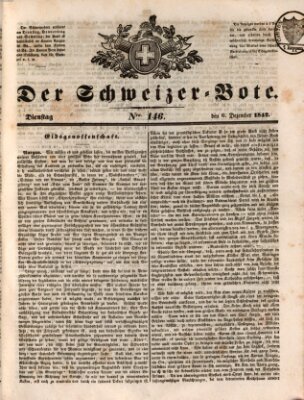 Der Schweizer-Bote Dienstag 6. Dezember 1842