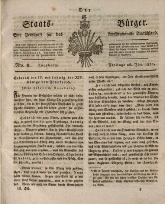 Der Staats-Bürger Freitag 26. Januar 1821