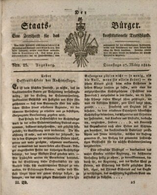 Der Staats-Bürger Dienstag 27. März 1821