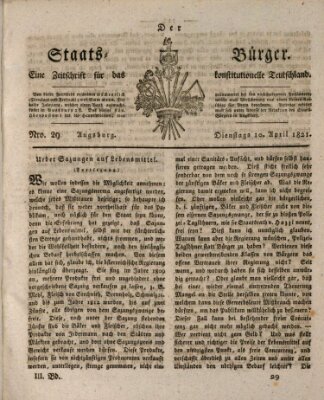 Der Staats-Bürger Dienstag 10. April 1821