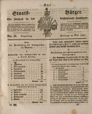 Der Staats-Bürger Freitag 4. Mai 1821