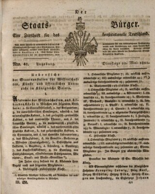 Der Staats-Bürger Dienstag 22. Mai 1821