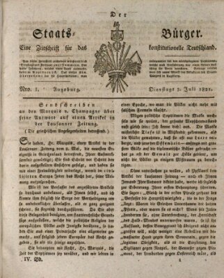 Der Staats-Bürger Dienstag 3. Juli 1821